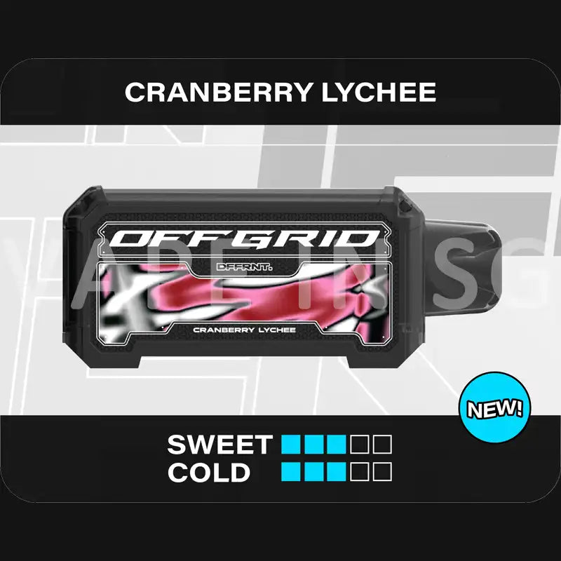 OFFGRID-VAPETAPE-UNPLUG-CARTRIDGE-Cranberry-Lychee-SINGAPORE-VAPEINSG