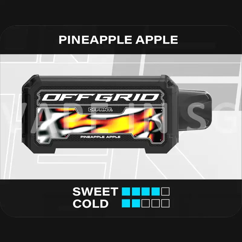 OFFGRID-VAPETAPE-UNPLUG-CARTRIDGE-Pineapple-apple-SINGAPORE-VAPEINSG